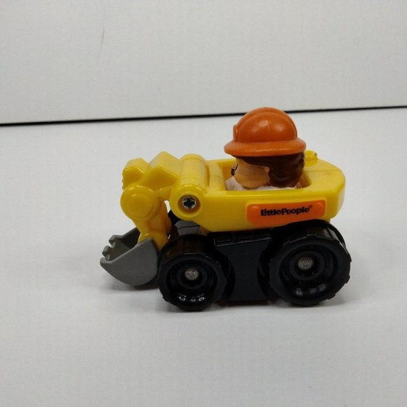 Fisher Price Little People Wheelies Excavator Construction Loader Movabl… - Picture 1 of 5